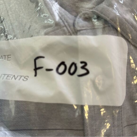 Travis Mathew Small Gray on Gray Striped Golf Polo - Picture 6 of 6